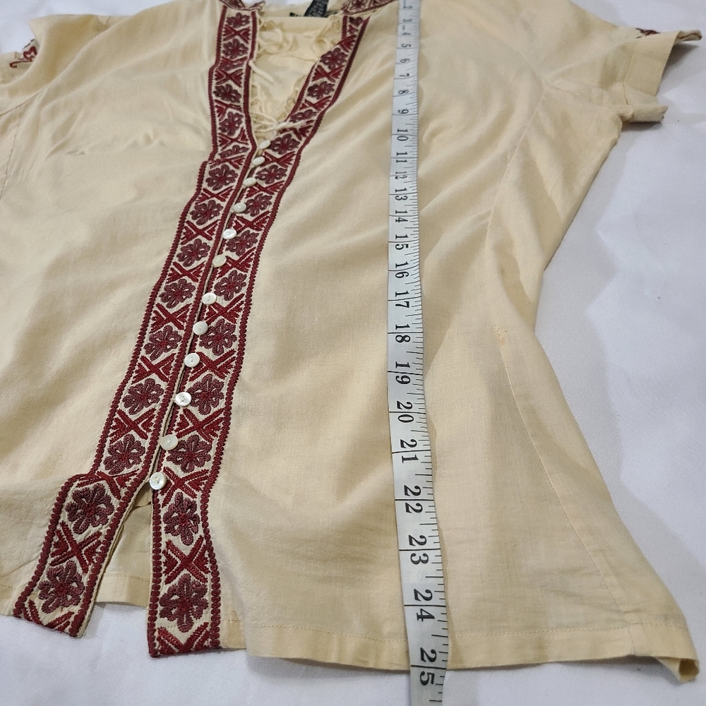 Lucky Brand‎ Boho Top Size Medium NWOT - Picture 6 of 9